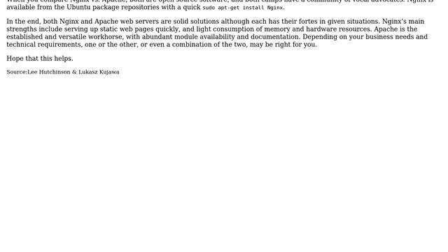 Which interprets PHP faster on Ubuntu Server 12.04 32-bit, Apache or Nginx? (3 Solutions!!) смотреть онлайн