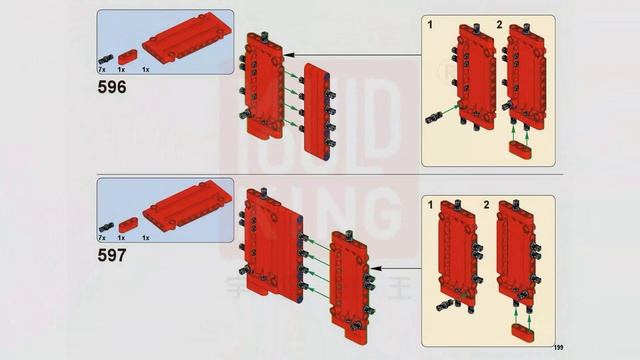 Mould King 17022 Building Instructions, PDF Manual free download, Technology Fire Engine Truck Kit. смотреть онлайн