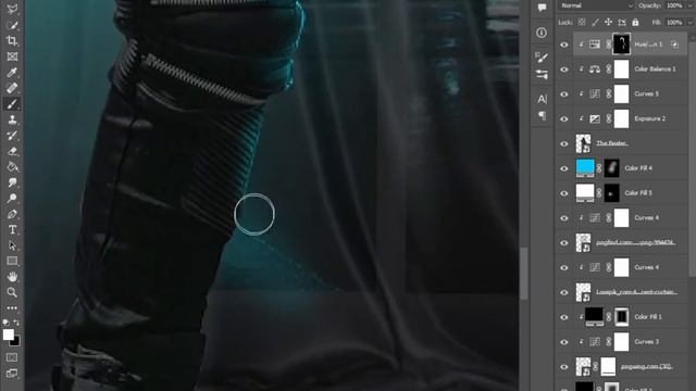 create concept art using photoshop | armed ninja edit | darkmakes смотреть онлайн