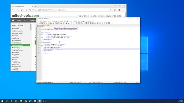 XML Namespaces смотреть онлайн