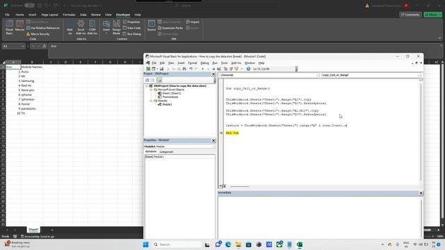 How to copy cell or range | vba смотреть онлайн