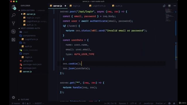 Authenticating Users with Signed Cookies in Next.js смотреть онлайн