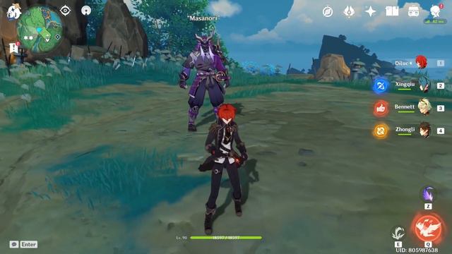 Genshin Impact | National Diluc Rotation Guide смотреть онлайн