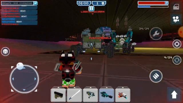 ЗАХВАТИЛ РАЗУМ БОТОВ! - Blocky Cars Online смотреть онлайн