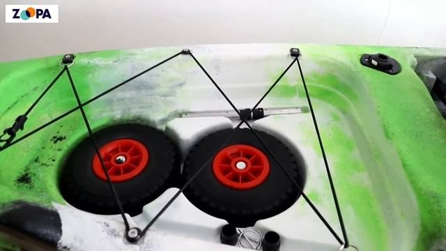 12ft/3.6m Solo Sit-on-top Fishing Kayak with Wheels смотреть онлайн