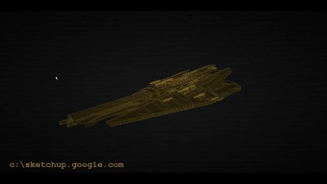 Google Sketchup Spaceship Modeling - TFS - DREADNAUGHT TEASER смотреть онлайн