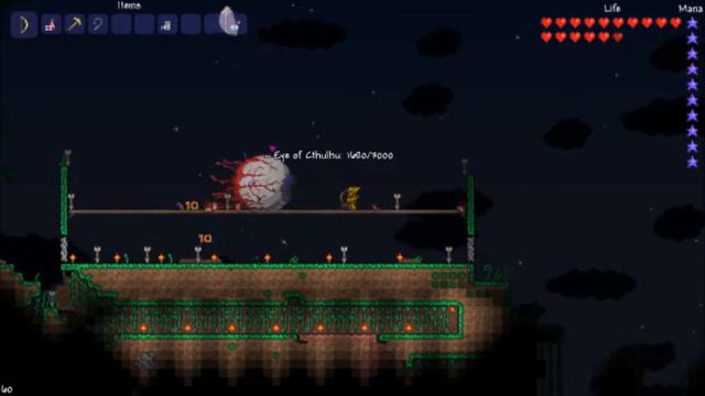 Terraria Challenge - Cthulhu Arrow'D смотреть онлайн