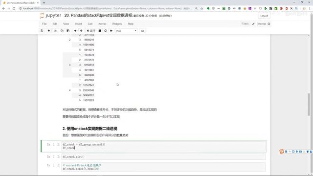 Pandas数据分析从入门 Python新手 Pandas使用stack和pivot实现数据透视 смотреть онлайн