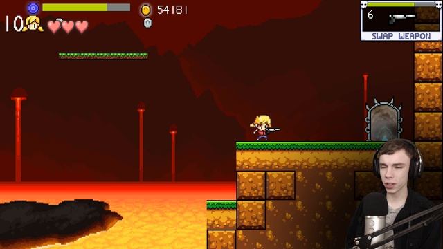 JUMP-N-SHOOT GIRL | Cally's Trials Let's Play Gameplay - Indie Roguelite/Platformer Game смотреть онлайн