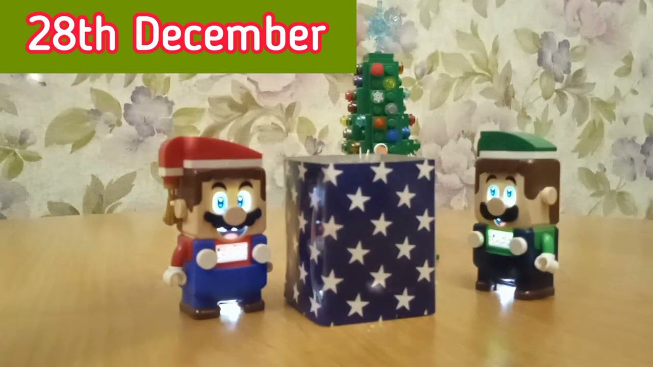 My Christmas & New Year Advent Calendar mini surprises by Lego Super Mario & Luigi. Day 28 #shorts смотреть онлайн