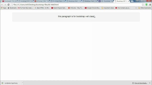 Learn Bootstrap in Hindi-28 Bootstrap Well смотреть онлайн