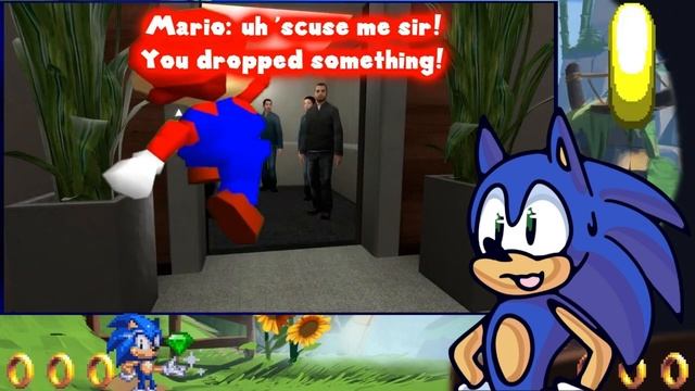THE WAR HAS BEGUN!!! - Sonic Reacts To SMG4: Mario VS Sonic PRANK BATTLE! смотреть онлайн