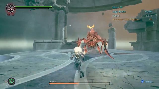Darksiders III Crucible Expansion Boss Sherhaal (Apocalyptic) смотреть онлайн