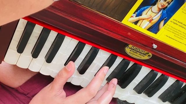Super simple harmonium chords for the Govindam Prayers from Shri Brahma Samhita - Madhuvanī dāsī смотреть онлайн