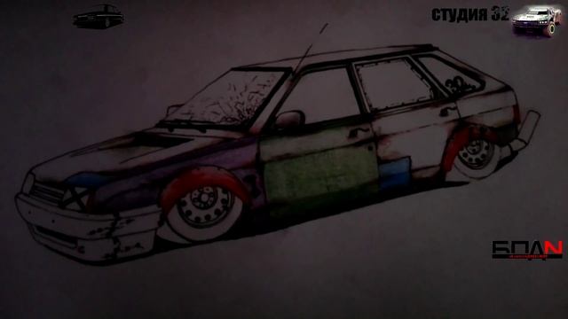 # 18 Рисунок Ваз 2109 смотреть онлайн