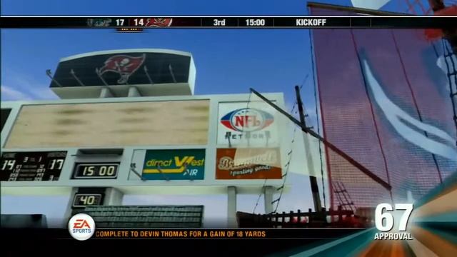 NFL Head Coach 09 PS3 Gameplay (DOLPHINS vs BUCCANEERS) смотреть онлайн