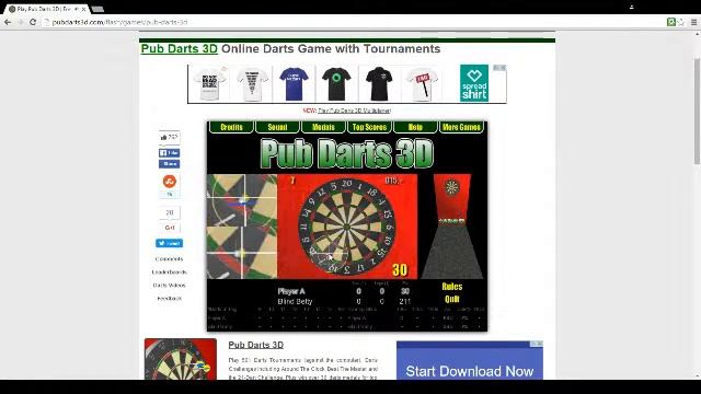 Arrypie's Playing Pub Darts 3D смотреть онлайн