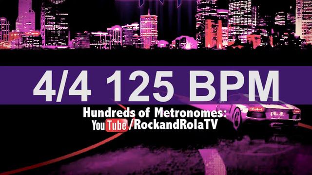 🔴 125 BPM Synth Pop Metronome смотреть онлайн