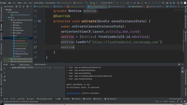 How to create a WebView Java Android App | The way to show a webpage in Android App смотреть онлайн