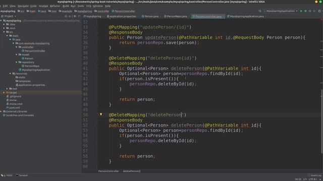 12. Spring boot (get,post,put,delete) смотреть онлайн