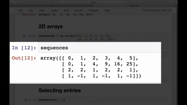 NumPy arrays: what they are & how to slice 'em смотреть онлайн
