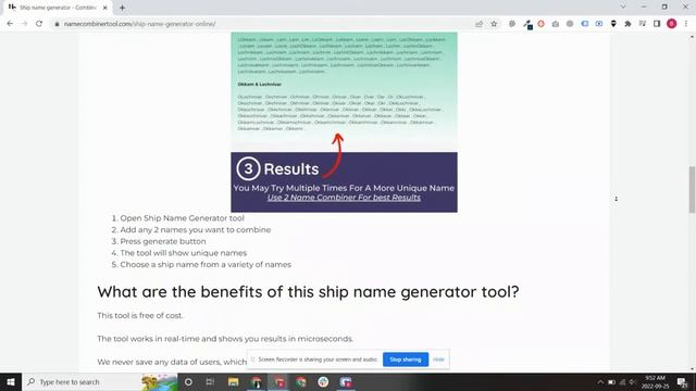 Ship name generator – Combine Names for Ships, Couples & Babies смотреть онлайн