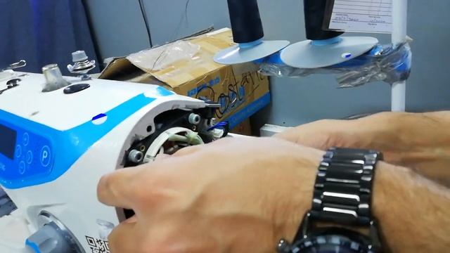 How to remove error 08 of Jack single needle 5559G sewing machine смотреть онлайн