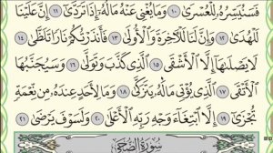 Чтение суры Аль-Лайл (92) Айман Сувейд