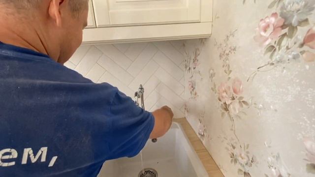 ВЛОГ КУХНЯ в стиле ПРОВАНС ИКЕЯ ГОТОВА ! НАШ Фартук на кухне ! Батя Лёша ! смотреть онлайн