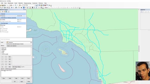 ArcMap Select By Attribute , Select features by attribute on ArcMap | ArcGIS Mastery смотреть онлайн