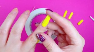 КАК СДЕЛАТЬ НАКЛАДНЫЕ НОГТИ ИЗ ПОДРУЧНЫХ МАТЕРИАЛОВ #2 ( Без клея для ногтей) -