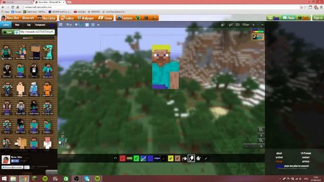Tutorial-How to make a custom skin for minecraft-Novaskin.me-July 2014 смотреть онлайн