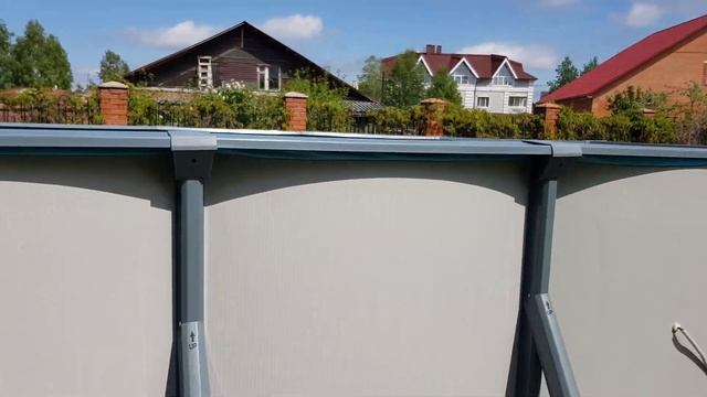 Каркасный бассейн PoolMagic White овальный 7 3x3 6x1 3 м Premium смотреть онлайн