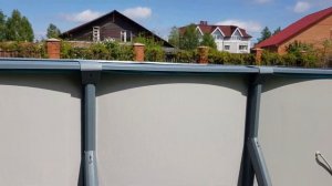 Каркасный бассейн PoolMagic White овальный 7 3x3 6x1 3 м Premium