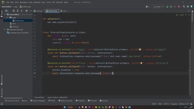 Werte aus Cogs an andere Klassen übergeben (Python) | Pycord Tutorial смотреть онлайн