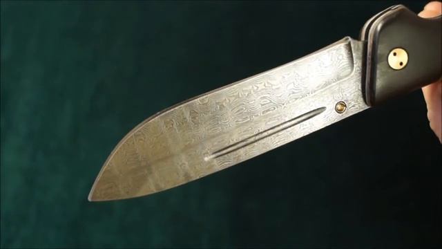 Нож складной Партнер-2, (дамасская сталь) смотреть онлайн