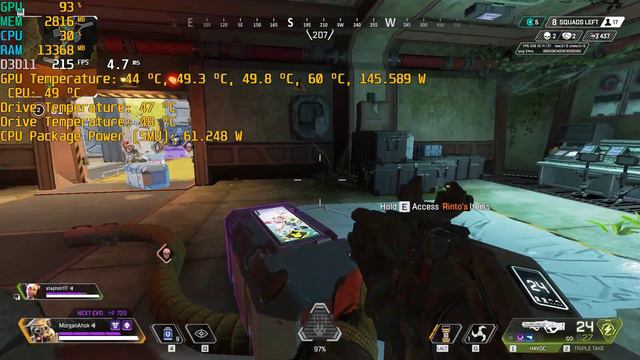 Apex Legends : RTX 3060 12 GB + Ryzen 5700X смотреть онлайн