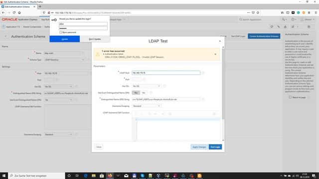 oracle apex part4: configuring ldap as authenticator and some troubleshooting смотреть онлайн