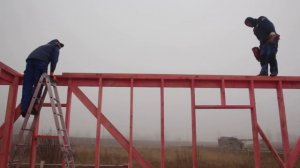 Как собрать верхнюю обвязку каркасных стен каркасного дома? "Строй и Живи".