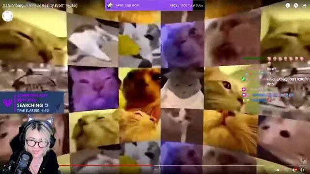 Hoshi React: Cat Vibing in Virtual Reality (360° Video) - SEIZURE WARNING!!!!! смотреть онлайн