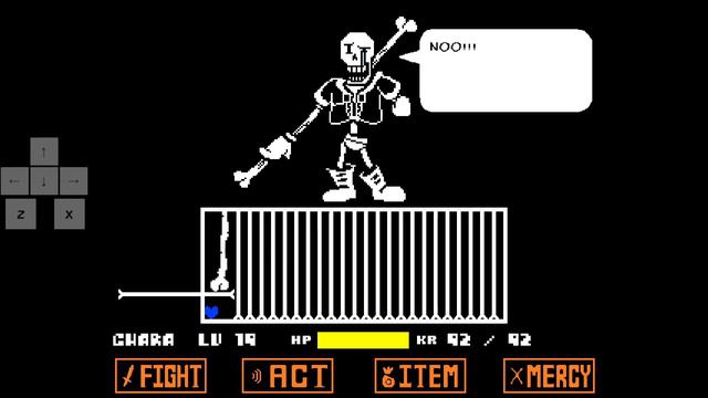 [NO HIT] Undertale: Disbelief Papyrus Phase 1 (Unofficial) смотреть онлайн
