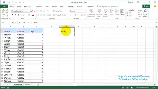 Autofilter Rows Based On Cell Value in Excel смотреть онлайн