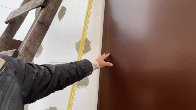 Устройство откосов по пенопласту.