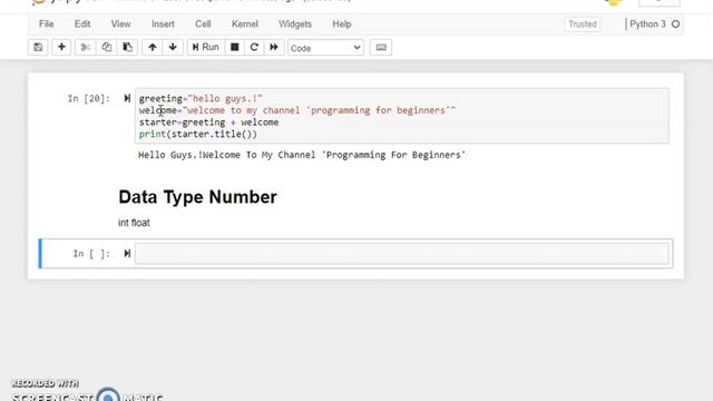 Simple Datatypes in Python 03 | Number Int float | Easy Learning At Home in Urdu | Hindi Lecture#08 смотреть онлайн