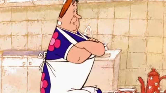 Мультик "Малыш и карлсон" - по телевизору показывают жуликов