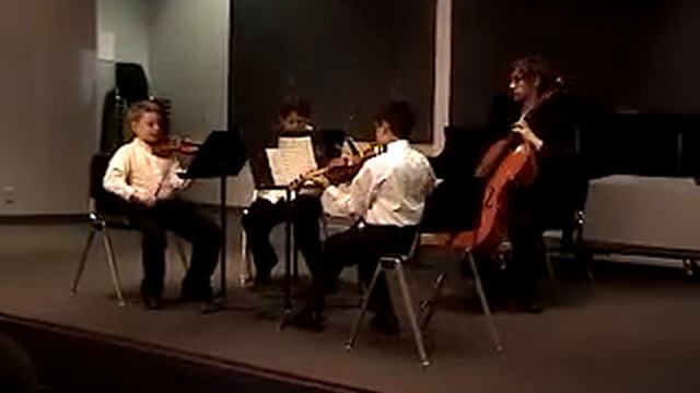 Jonah's Chamber Group plays Mozart, Quartet No. 2, K. 155 смотреть онлайн