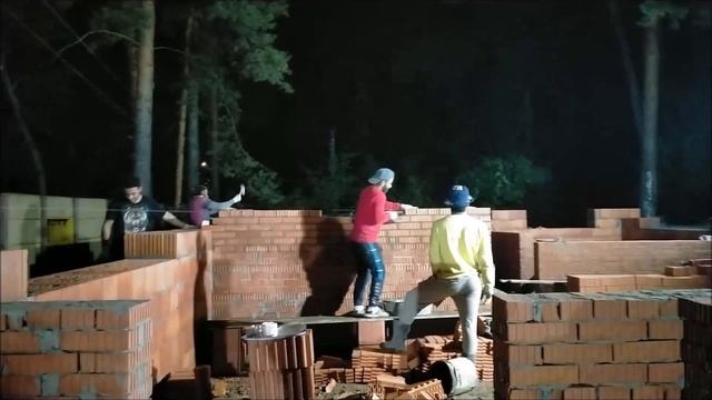 Стены дома из керамоблока