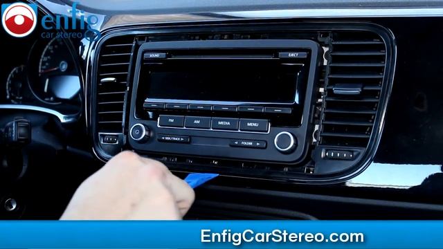 Radio Removal Volkswagen Beetle 2012-2015 смотреть онлайн