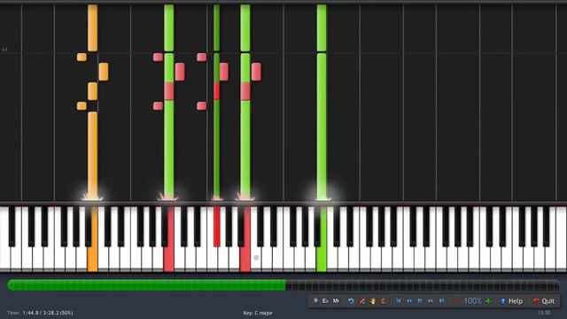 Rammstein - Heirate Mich (♫) (ORIGINAL MIDI + Synthesia) смотреть онлайн