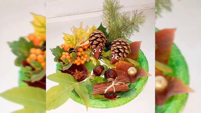 поделки из листьев. Осенние поделки из листьев своими руками. смотреть онлайн